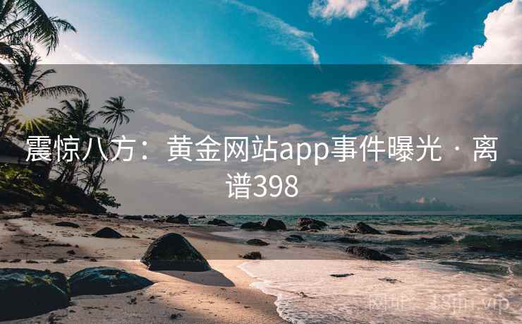 震惊八方：黄金网站app事件曝光 · 离谱398