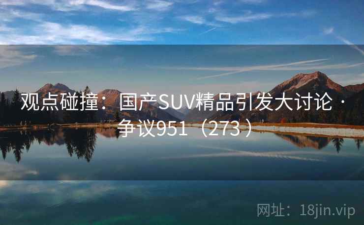 观点碰撞：国产SUV精品引发大讨论 · 争议951（273 ）